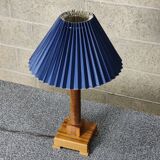 Art deco lamp in turned wood 1930