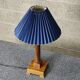 Art deco lamp in turned wood 1930