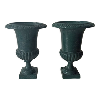 Pair of green medici 22.5 cm