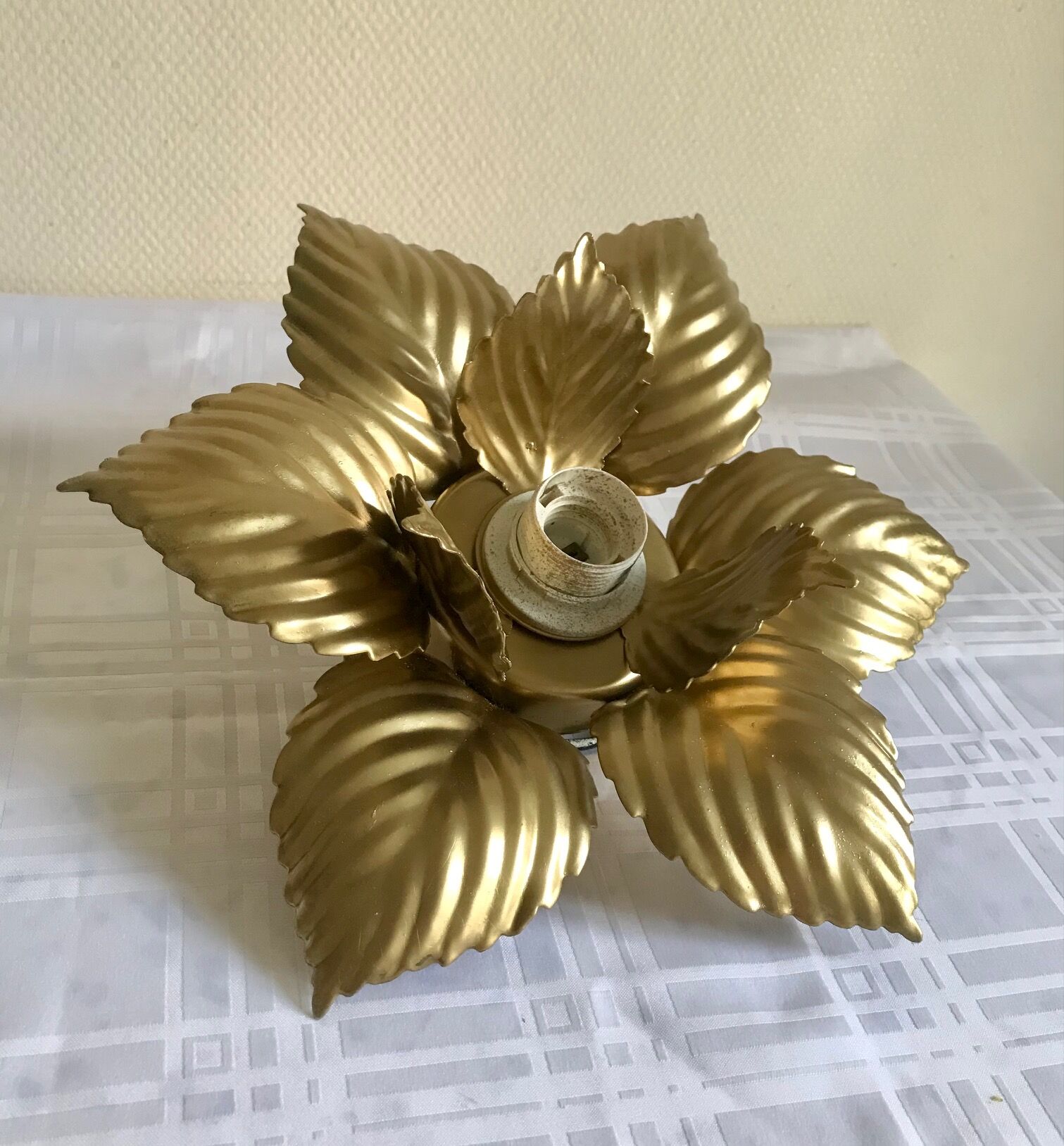 Masca golden flower wall lamp