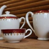 Digoin Sarreguemines earthenware coffee service