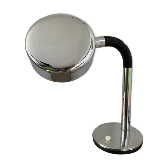 Lampe articulée en metal chromé des années 70