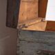Antique silver-grey solid wood chest (circa 1920) #20