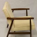 Armchair Henryk Lis 300-190 years 1970 fabric sparkling effect.