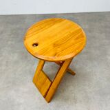 Suzy folding stool by Adrian Reed in pine