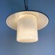 Industrial Hanging Lamp with Milk Glass, 1970s