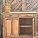 Old Parisian buffet in raw solid wood - 2 drawers