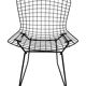 Harry Bertoia Chair 420 "wire" Knoll International in black