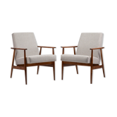 Pair of fox armchairs from the 60s