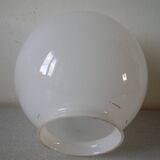Old globe lampshade ball sphere glass lamp chandelier lighting fixture n°06/11B