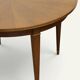 Dining table in mahogany, Neo-Classical style, Art Deco period, 1940.