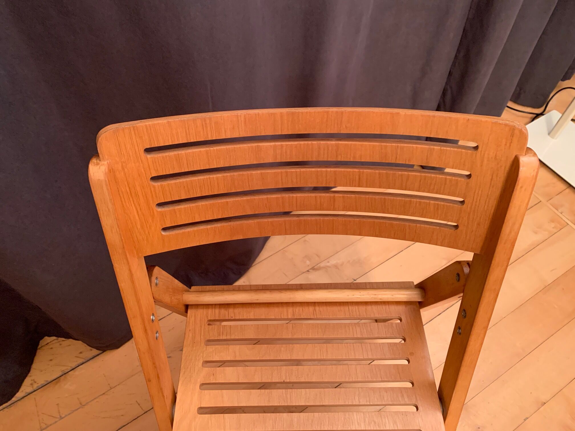 A pair of folding chairs, Netherlands, 1970s.