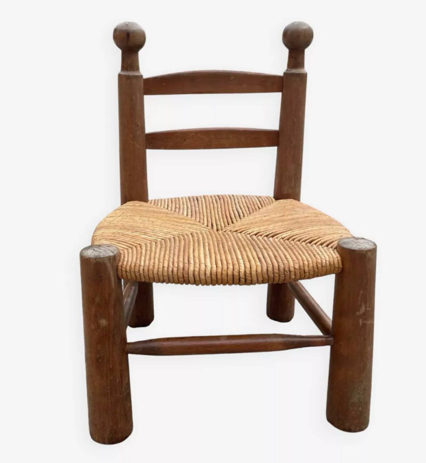 Brutalist chair attributed to Charles Dudouyt
