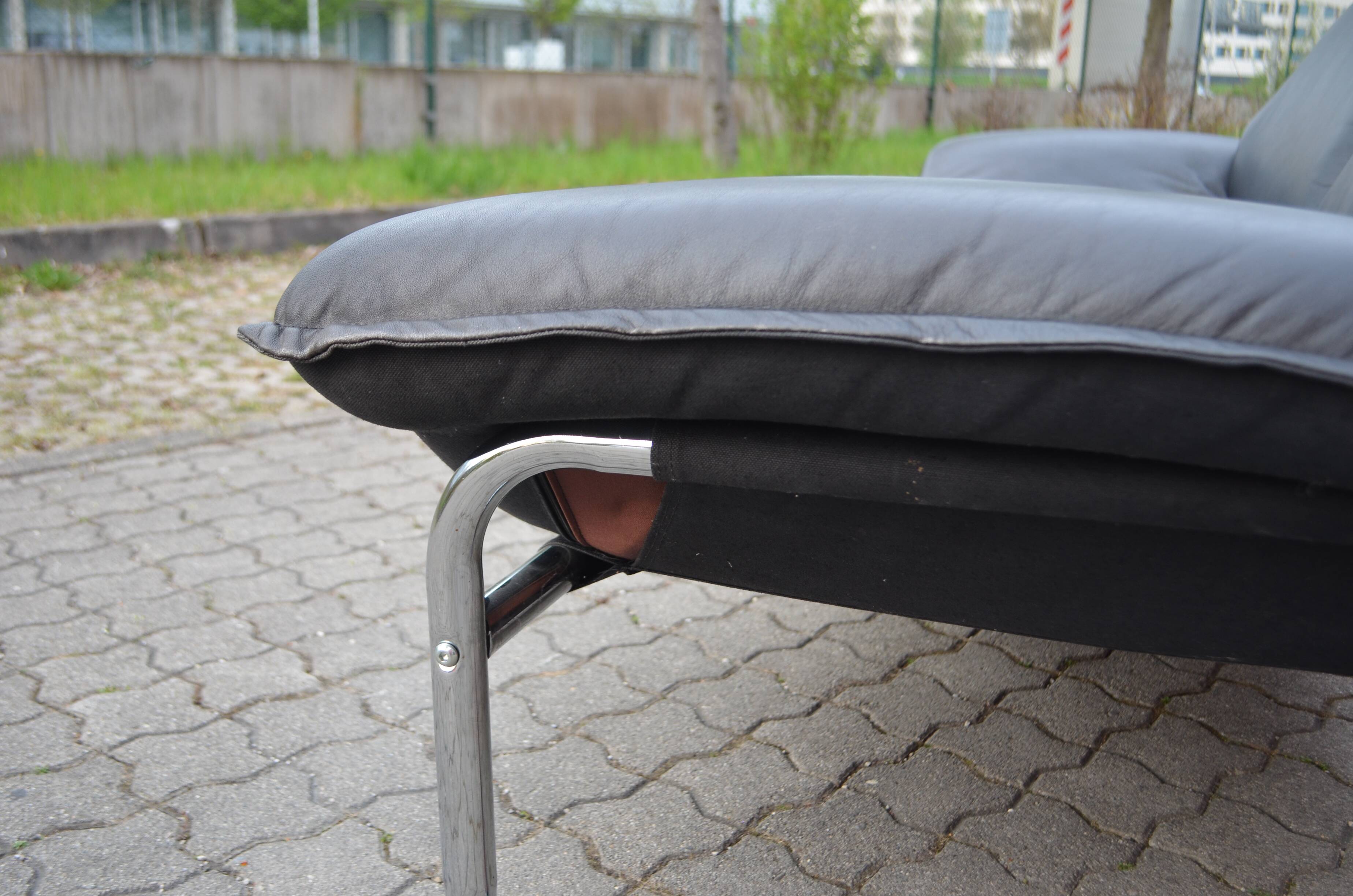 Leather Sofa by Johan Bertil Häggström for Swed-Form