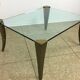 Bronze coffee table by Peter Ghyczy 60/70