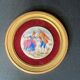 Old miniature frame scene gallant porcelain XXth century