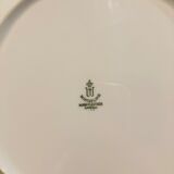 8 plates in white and golden porcelain ctogonales winterling marktleuthen bavaria