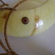 Hanging lamp in opaline, France, year 1950/1955