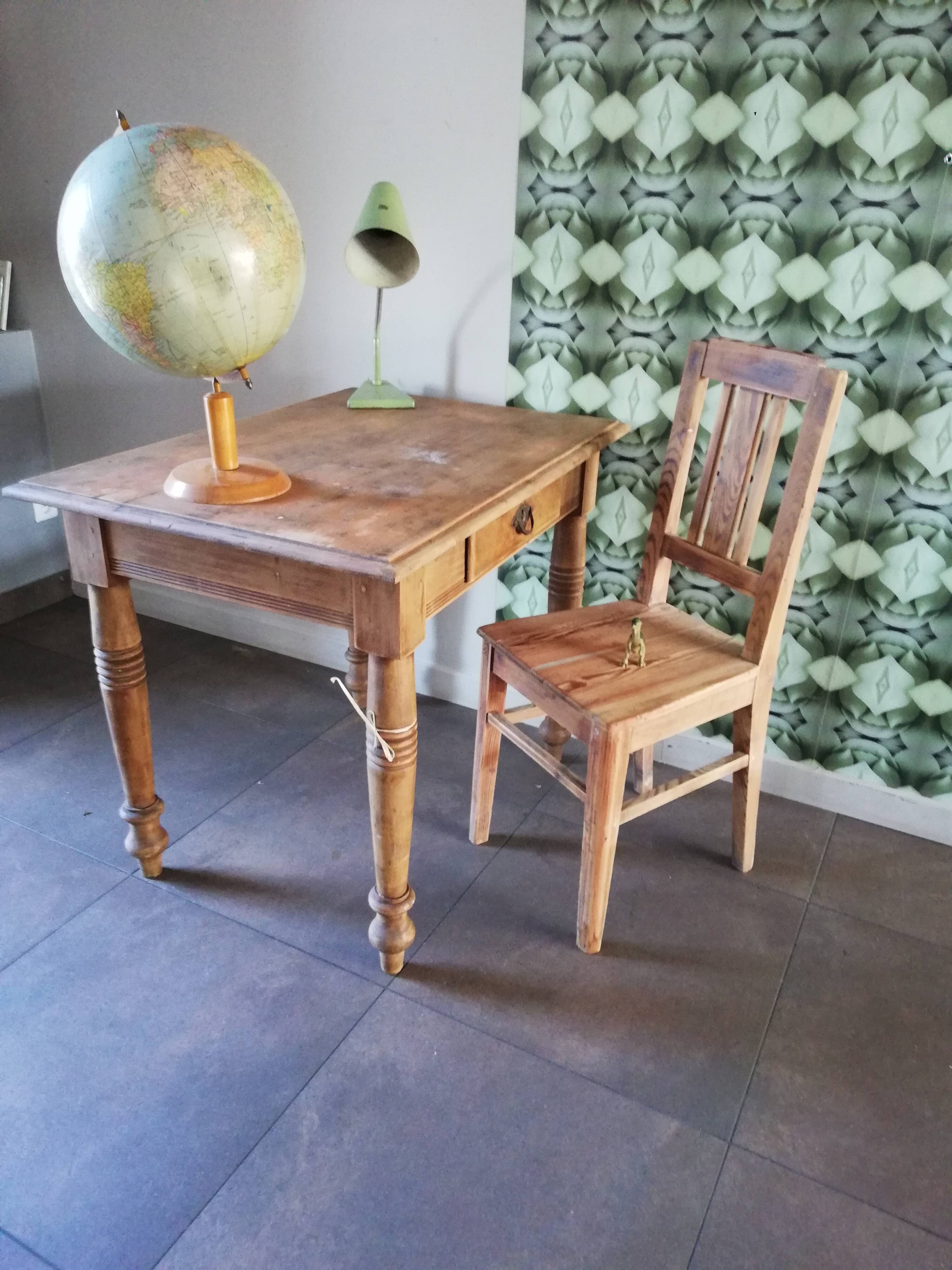 Vintage wooden chair, 50s