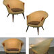 Salon sofa et 2 fauteuils originaux de Nanna and Jørgen Ditzel