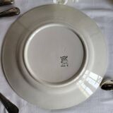 Plat rond en faïence Moulin des Loups & Hamage modèle Lucien