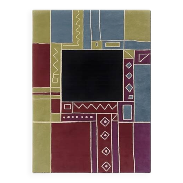Tapis en laine tufté à la main "Krumi" de Tisca, France, années 1990.