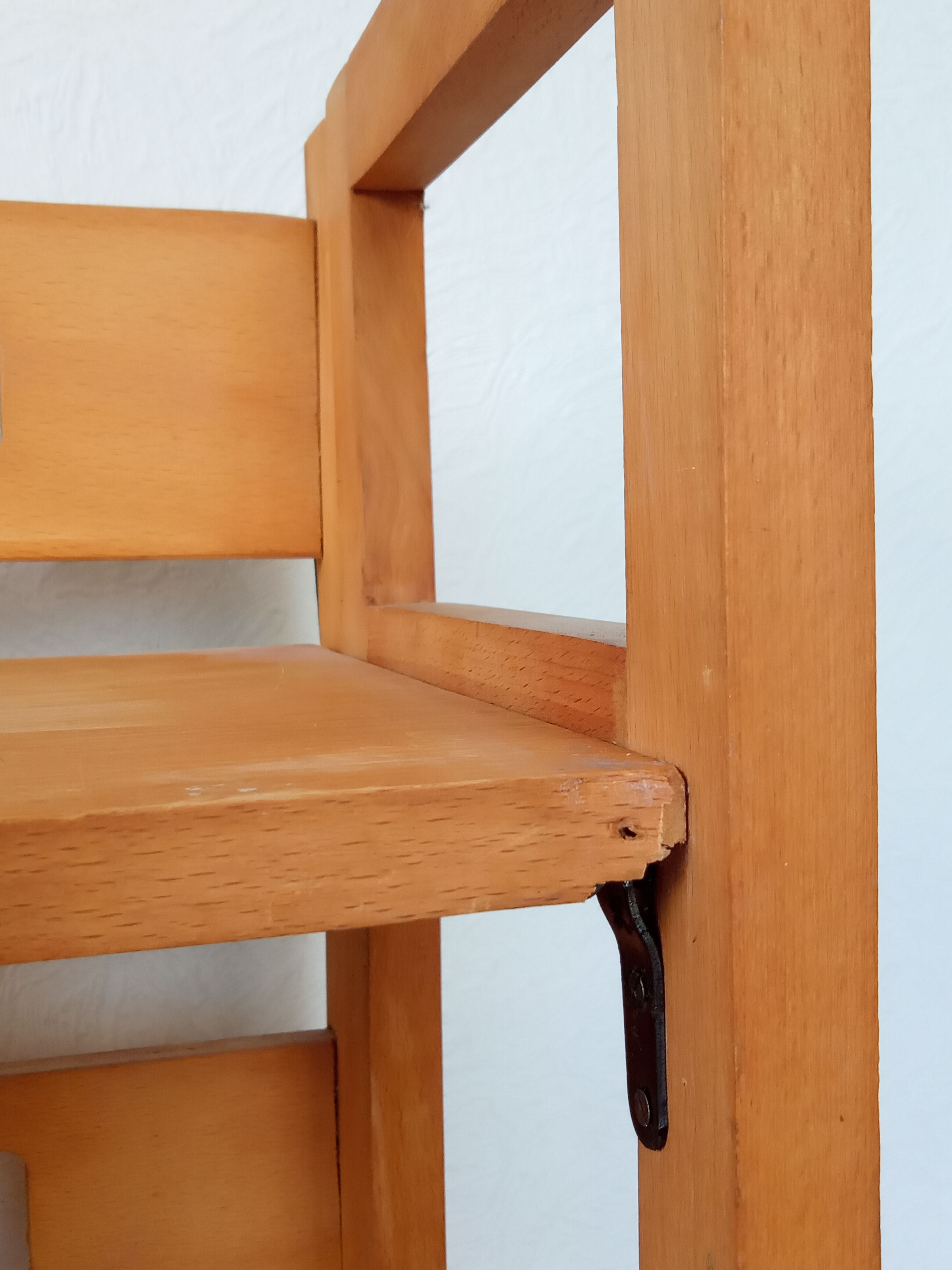 Antique folding shelf of bookseller