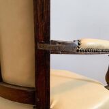 Executive chair, leatherette, XIXth