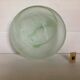 Green glass pâte de verre pocket ashtray H