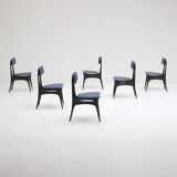 set of six Alfred Hendrickx S3 dining chairs for Belform