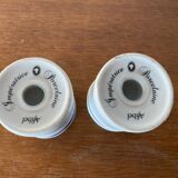 Salt & pepper shakers afibel porcelain empress made in france vintage