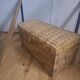 Wicker travel trunk