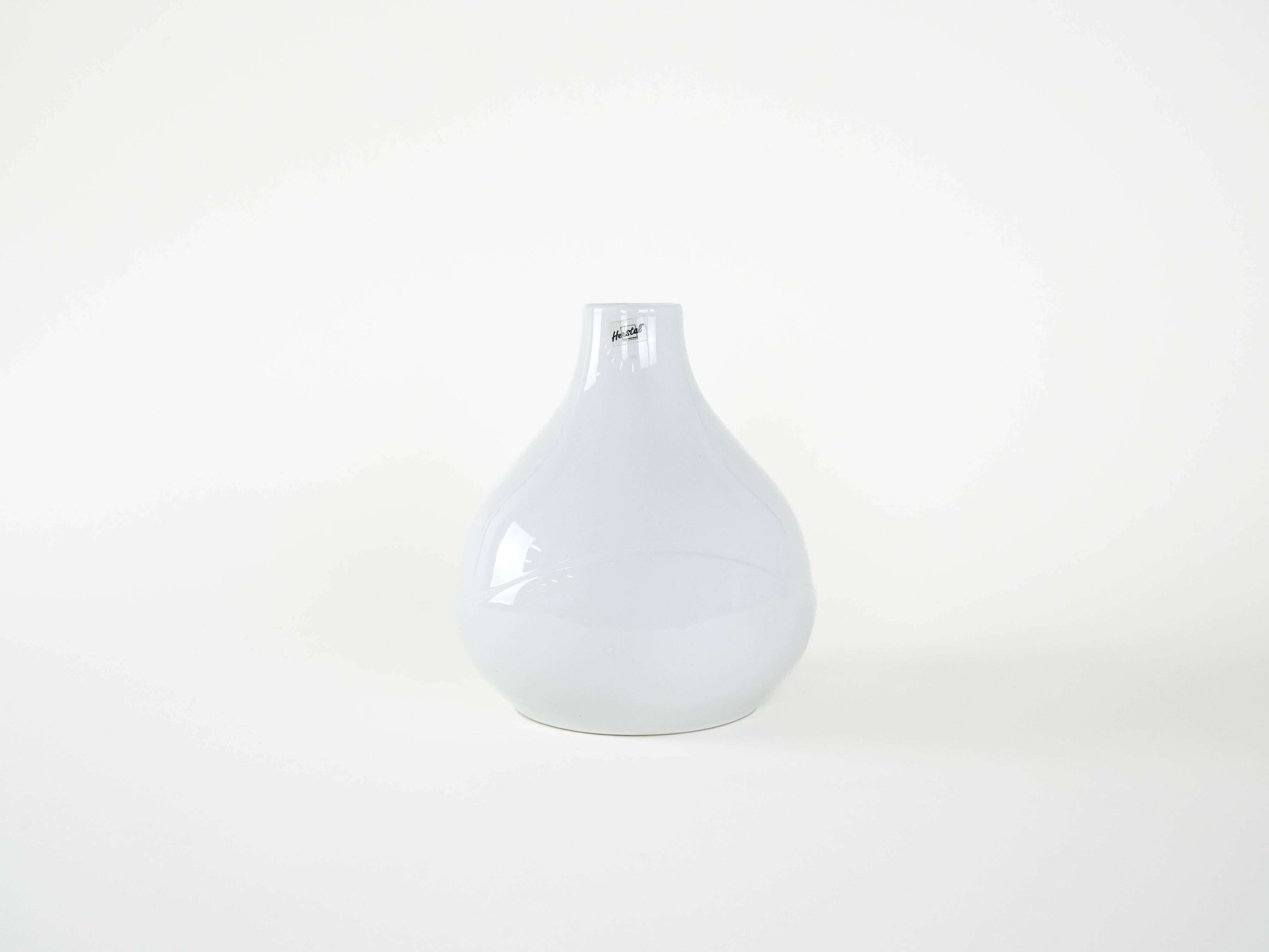 Ceramic vase, Danish design, 1980s, manufactured by Herstal