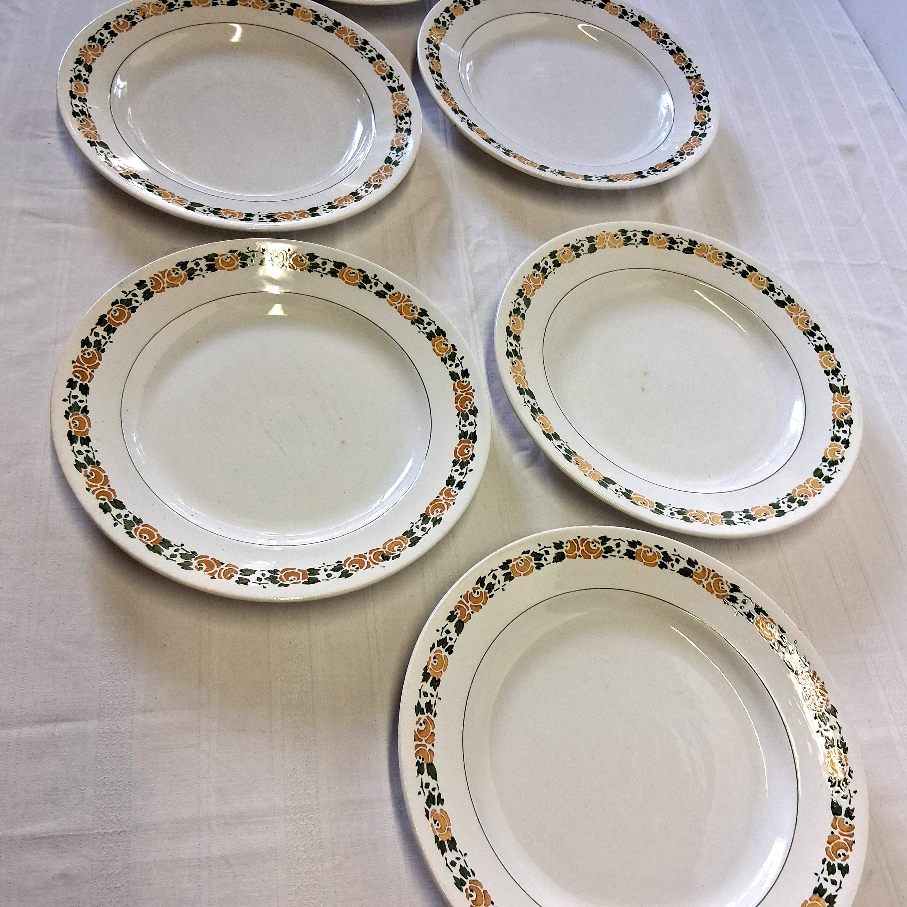 6 Villeroy & Boch dinner plates in good condition