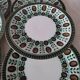 Set of 6 plates a dessert Boch model Walnut