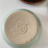 Vintage blue bowl mix & match set – country breakfast spirit