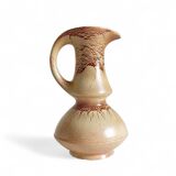 Mid-Century Ceramic Jug Vase by Roberto Rigon for Bertoncello, Signed, 1960s