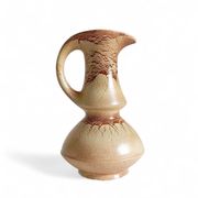 Mid-Century Ceramic Jug Vase by Roberto Rigon for Bertoncello, Signed, 1960s