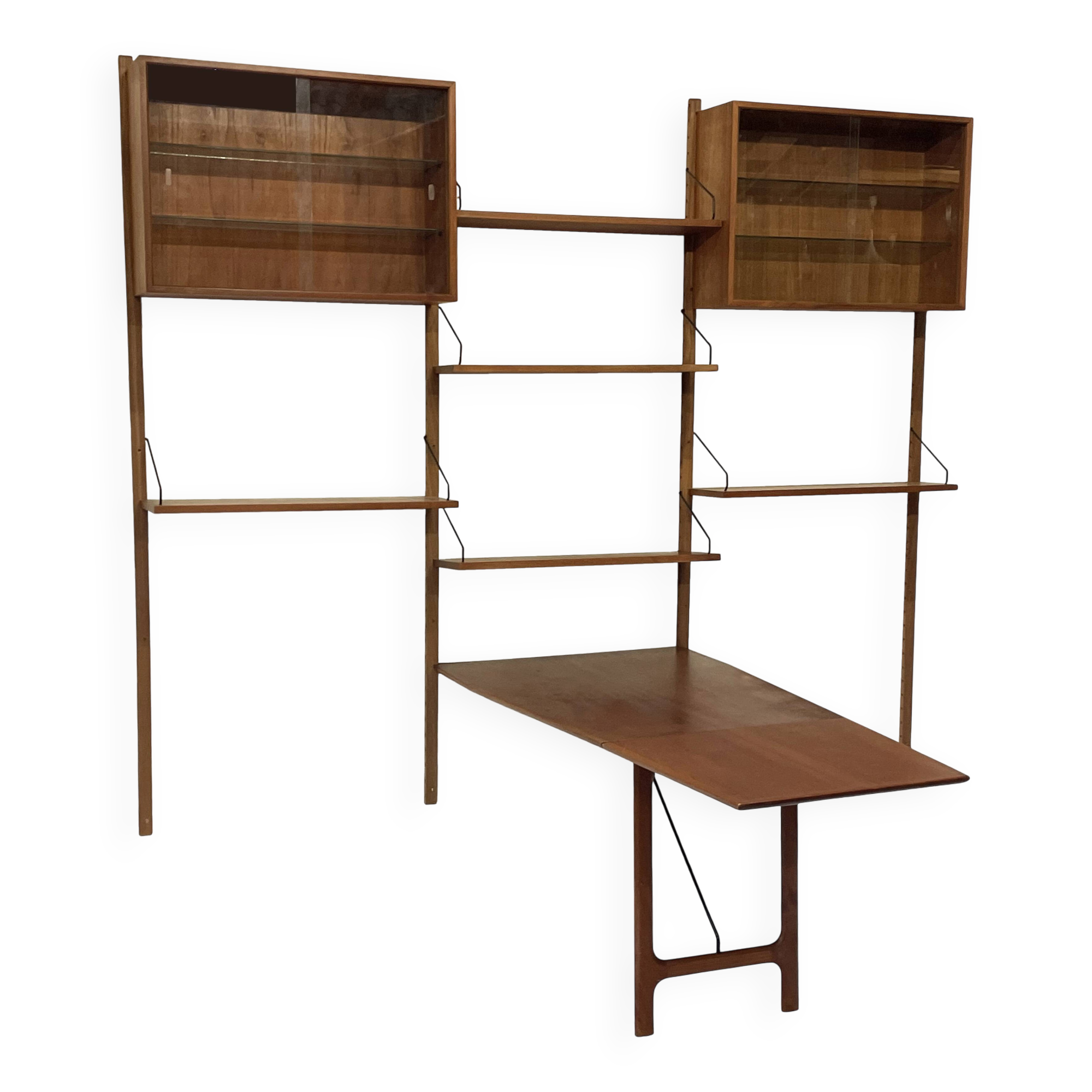 Vintage Poul Cadovius Royal System wall system wall unit