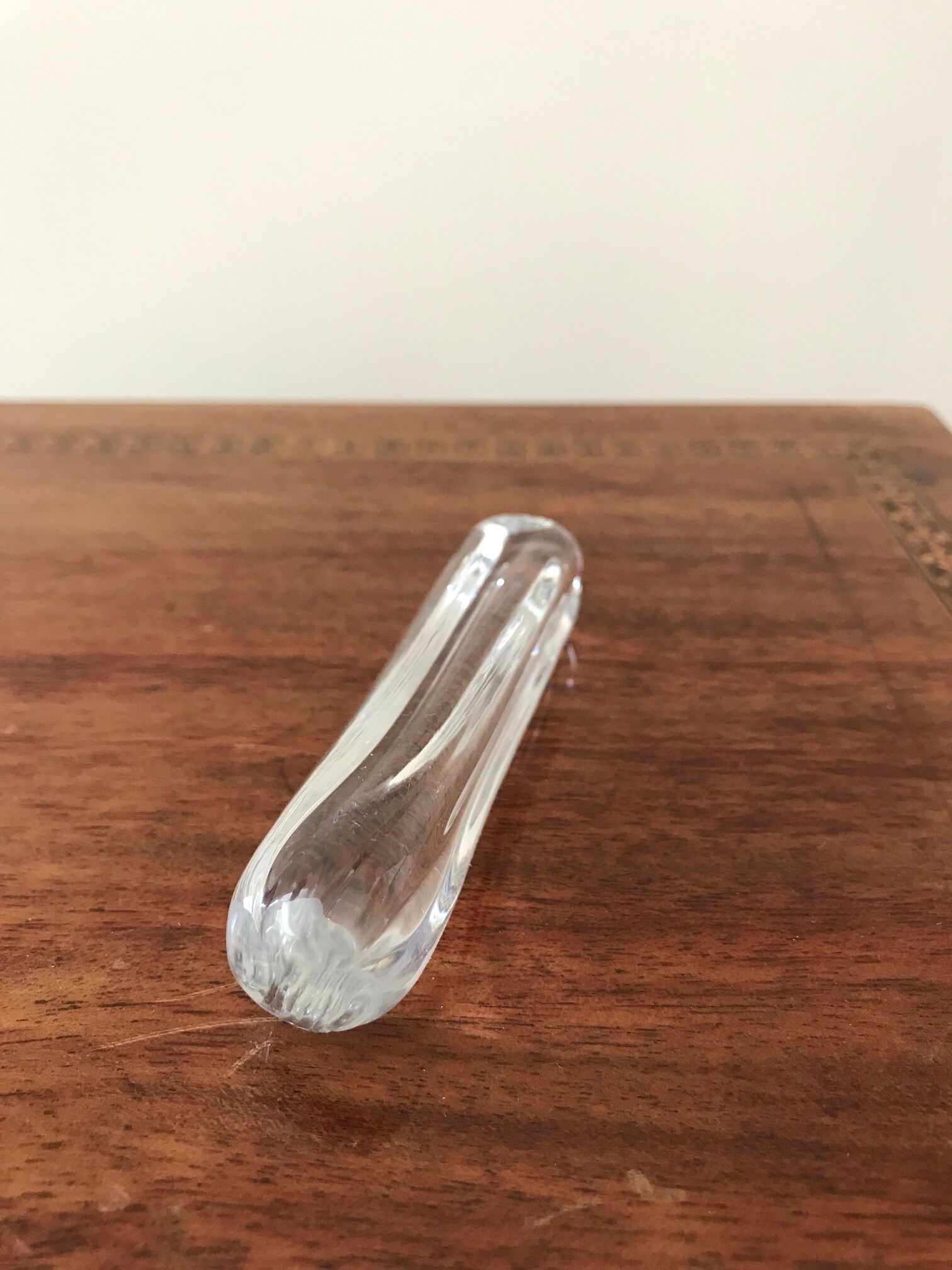 Series of 12 Daum crystal knife holders