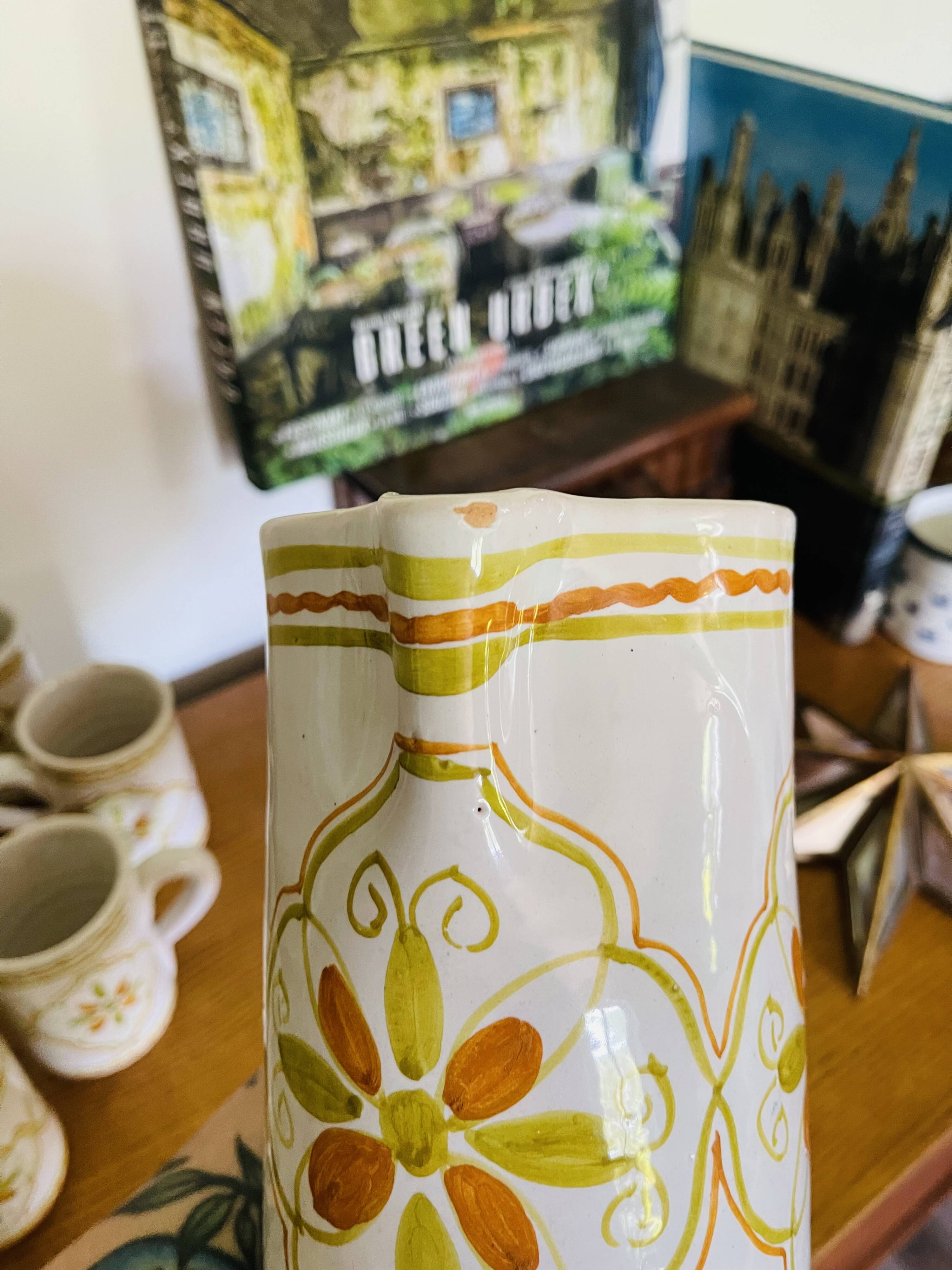 Vintage Italian ceramic orangeade service