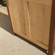 Old chest of drawers with white marble.