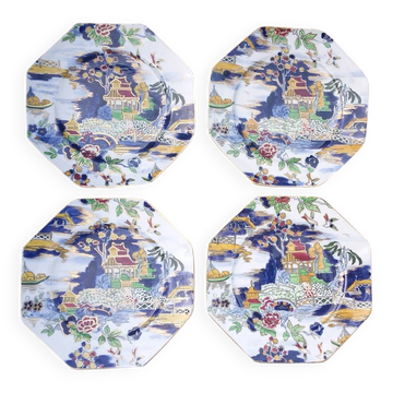 4 Assiettes antiques Royal Winton Grimwades peintes à la main