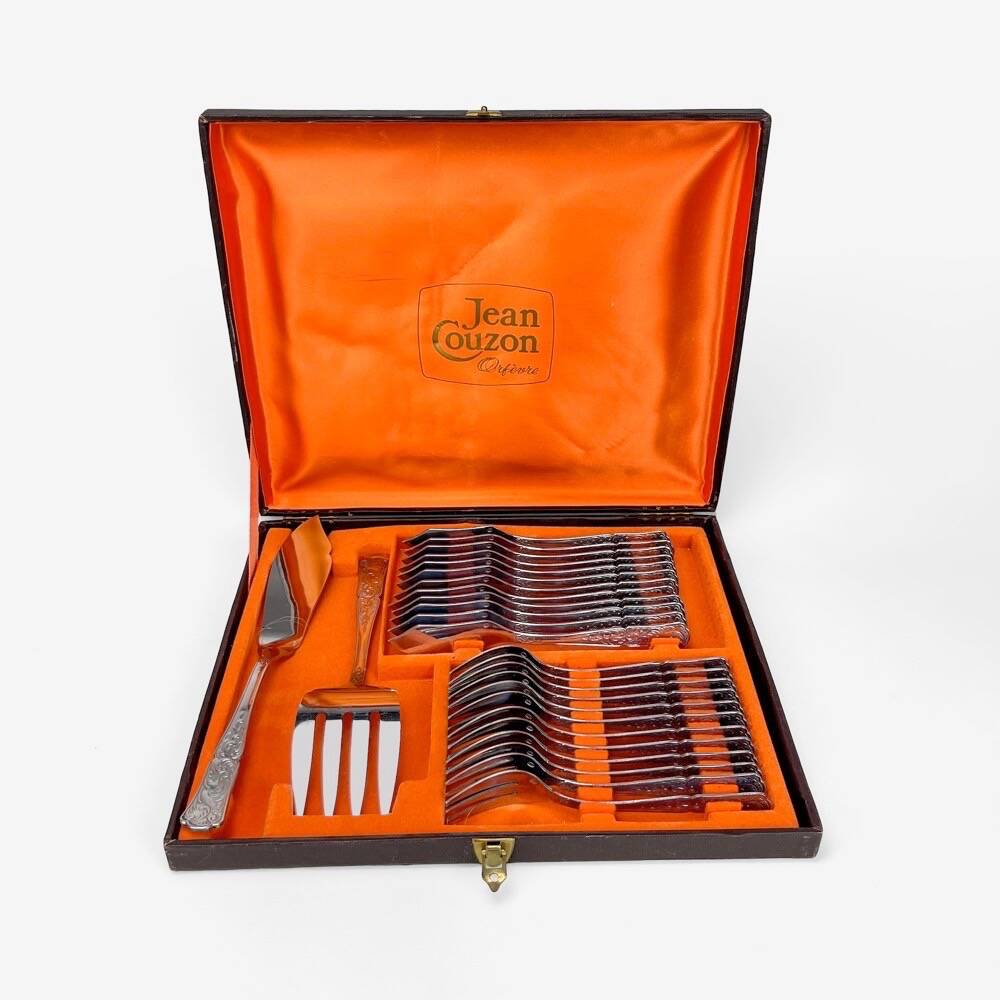 Stainless steel fish set 26 pieces Jean Couzon Orfèvre