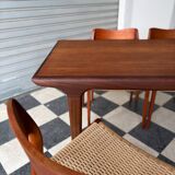 4 Niels Otto Møller chairs model 71
