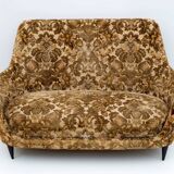 Canapé incurvé italien, années 1950