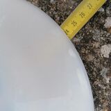 White opaline lampshade from the 1940s