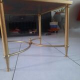 Marble and onyx coffee table