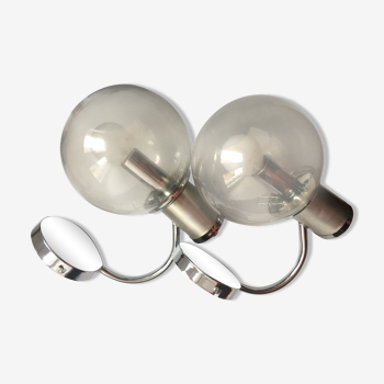 Globe sconces pair