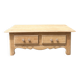 Solid oak coffee table